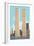 World Trade Center Towers, New York City-null-Framed Art Print