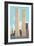 World Trade Center Towers, New York City-null-Framed Premium Giclee Print