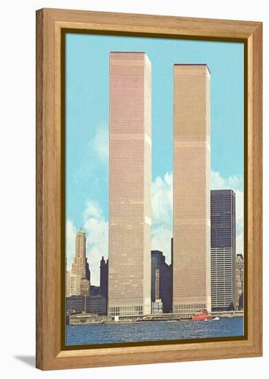 World Trade Center Towers, New York City-null-Framed Stretched Canvas