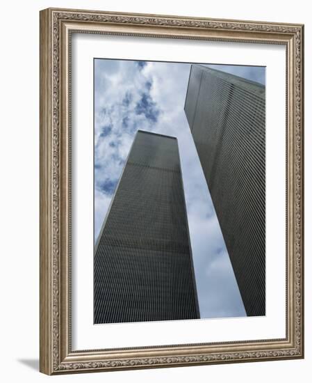 World Trade Center Twin Towers, Destroyed 11 September 2001, Manhattan, New York City, USA-Fraser Hall-Framed Photographic Print