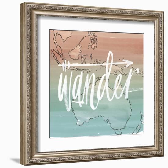 World Traveler I Neutral-Sara Zieve Miller-Framed Art Print