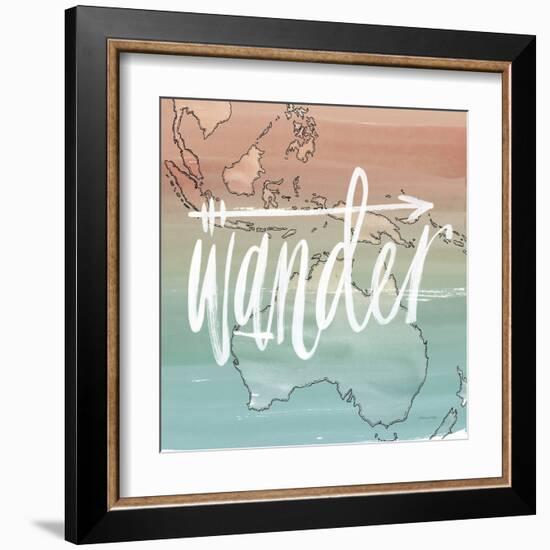 World Traveler I Neutral-Sara Zieve Miller-Framed Art Print