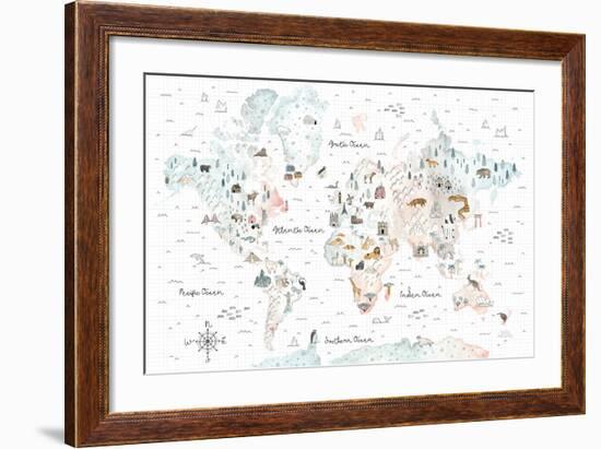 World Traveler I-Laura Marshall-Framed Art Print