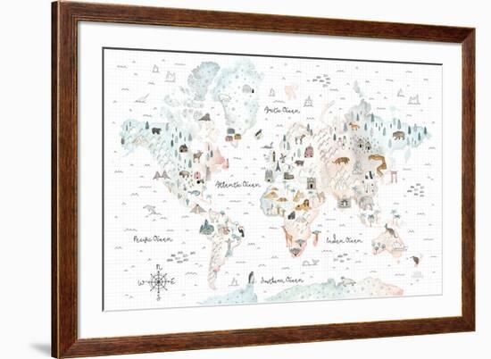 World Traveler I-Laura Marshall-Framed Art Print