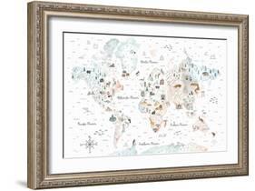 World Traveler I-Laura Marshall-Framed Art Print