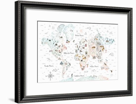 World Traveler I-Laura Marshall-Framed Art Print