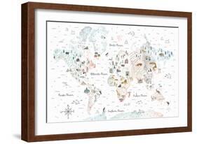 World Traveler I-Laura Marshall-Framed Art Print