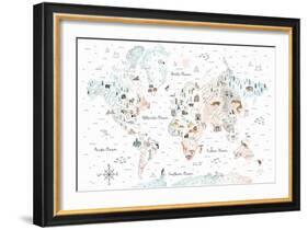 World Traveler I-Laura Marshall-Framed Art Print