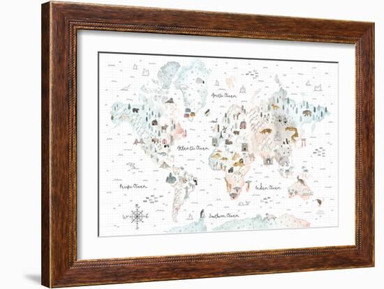 World Traveler I-Laura Marshall-Framed Premium Giclee Print