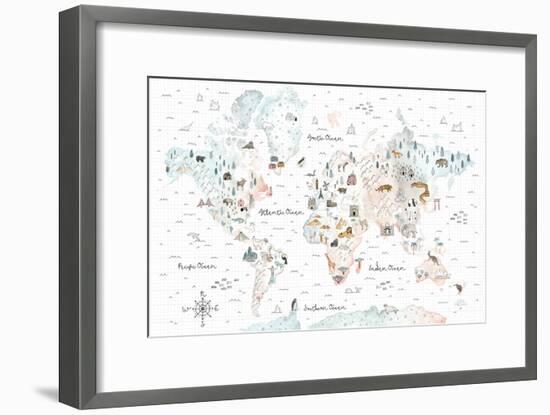 World Traveler I-Laura Marshall-Framed Premium Giclee Print