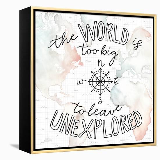 World Traveler II-Laura Marshall-Framed Stretched Canvas