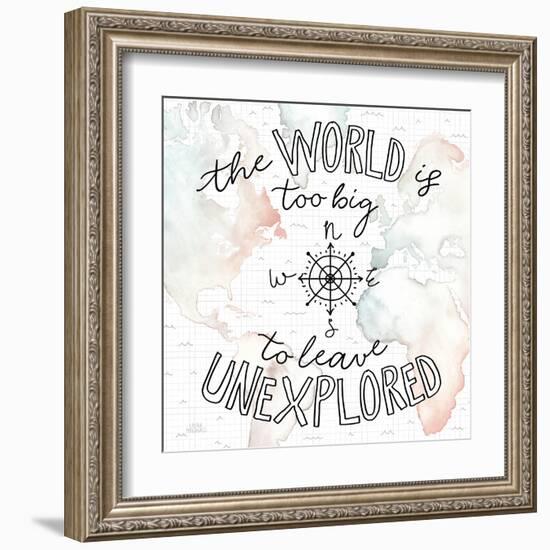 World Traveler II-Laura Marshall-Framed Art Print