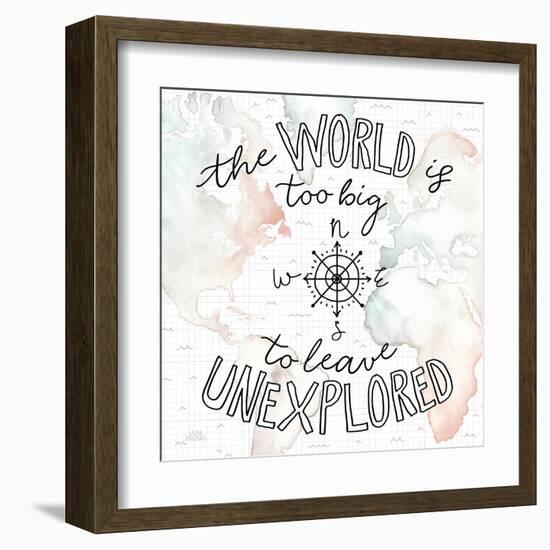 World Traveler II-Laura Marshall-Framed Art Print