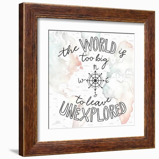 World Traveler II-Laura Marshall-Framed Art Print