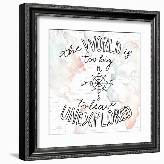 World Traveler II-Laura Marshall-Framed Art Print