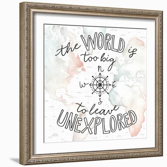 World Traveler II-Laura Marshall-Framed Art Print