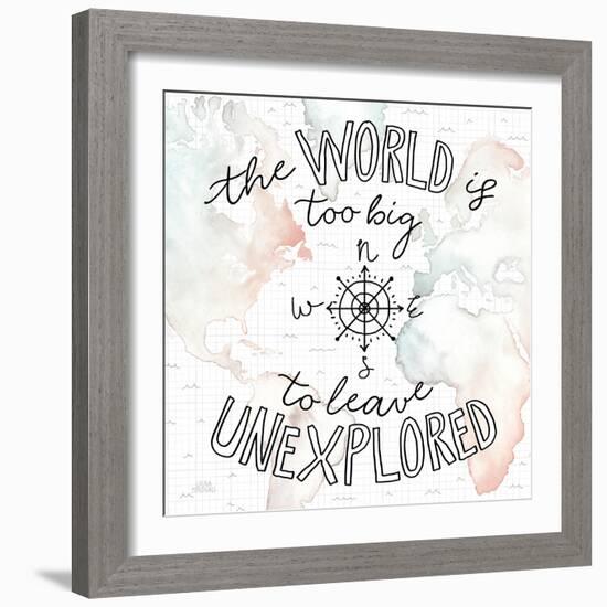 World Traveler II-Laura Marshall-Framed Art Print