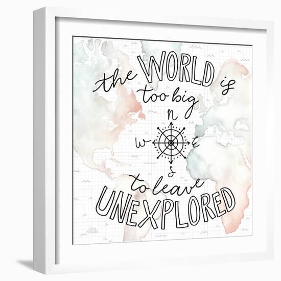 World Traveler II-Laura Marshall-Framed Art Print