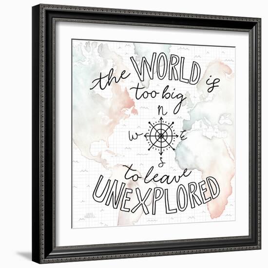 World Traveler II-Laura Marshall-Framed Art Print