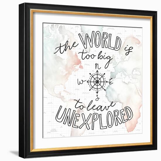 World Traveler II-Laura Marshall-Framed Art Print