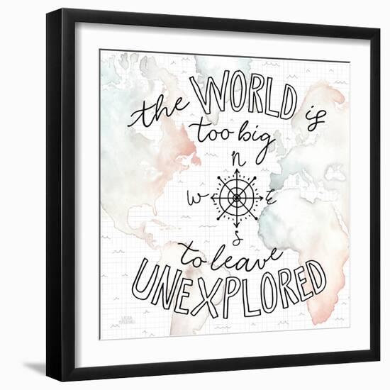 World Traveler II-Laura Marshall-Framed Premium Giclee Print