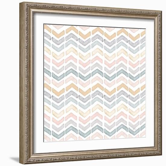 World Traveler Pattern II-Laura Marshall-Framed Art Print