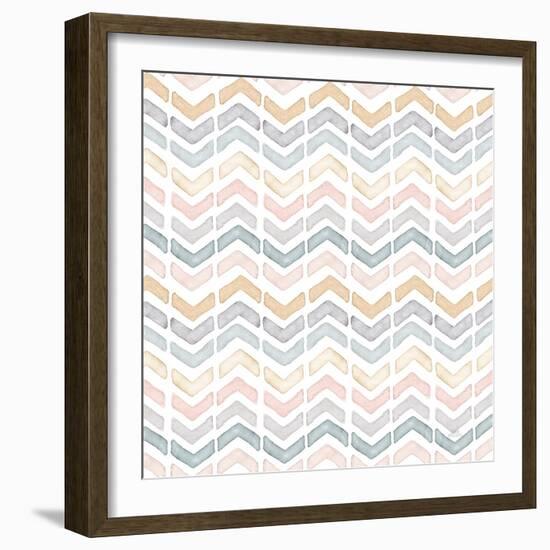 World Traveler Pattern II-Laura Marshall-Framed Art Print