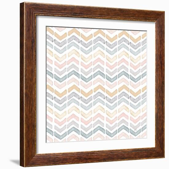 World Traveler Pattern II-Laura Marshall-Framed Art Print