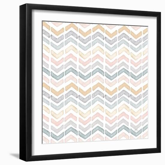 World Traveler Pattern II-Laura Marshall-Framed Art Print