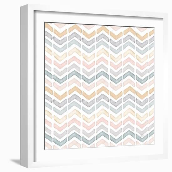 World Traveler Pattern II-Laura Marshall-Framed Art Print