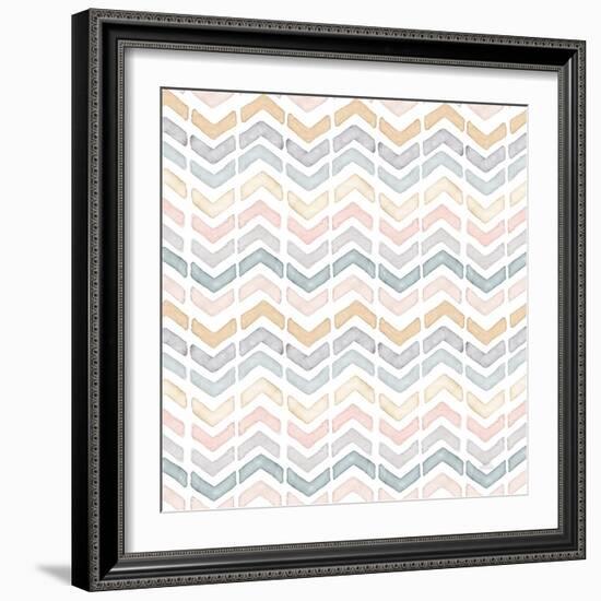 World Traveler Pattern II-Laura Marshall-Framed Art Print