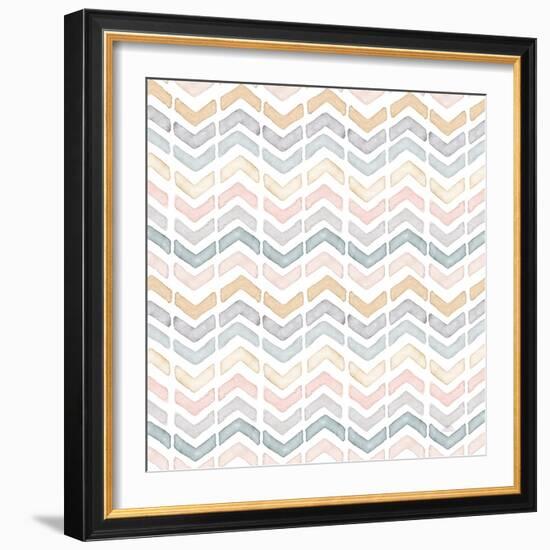 World Traveler Pattern II-Laura Marshall-Framed Art Print