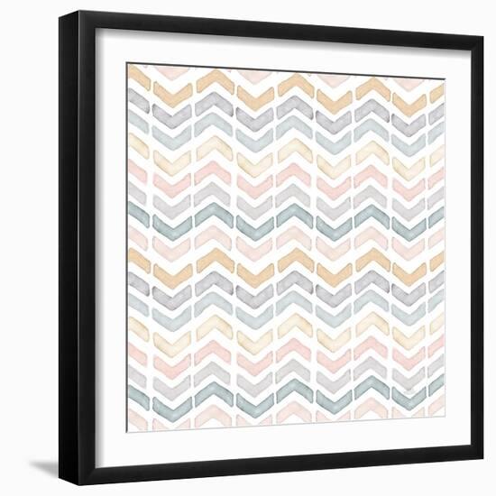 World Traveler Pattern II-Laura Marshall-Framed Premium Giclee Print