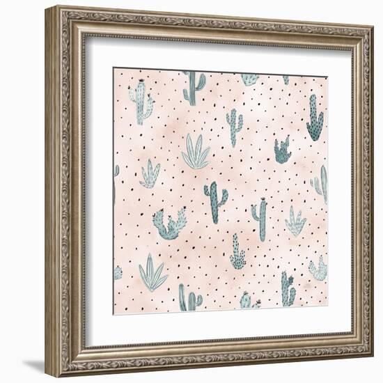 World Traveler Pattern XIII-Laura Marshall-Framed Art Print