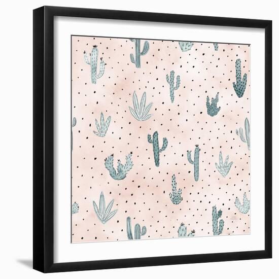 World Traveler Pattern XIII-Laura Marshall-Framed Art Print