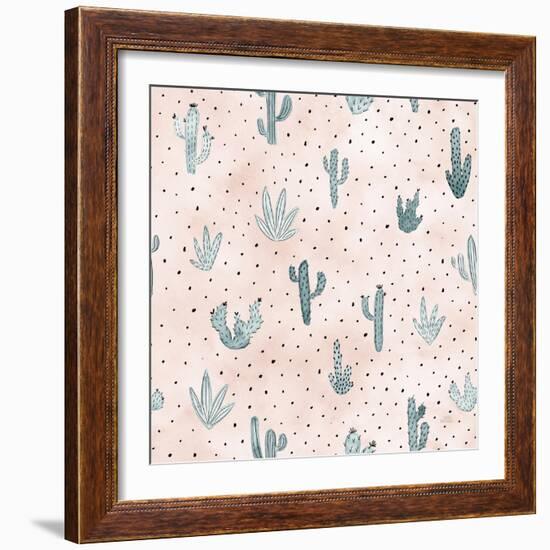 World Traveler Pattern XIII-Laura Marshall-Framed Premium Giclee Print