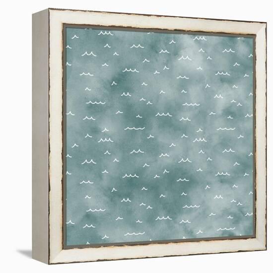 World Traveler Pattern XIVA-Laura Marshall-Framed Stretched Canvas
