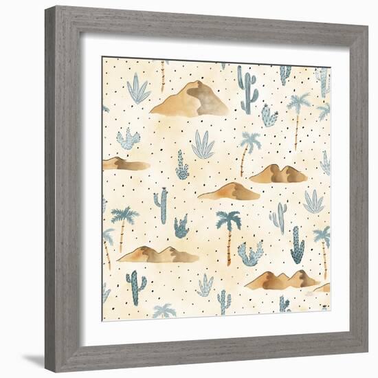 World Traveler Pattern XVIII-Laura Marshall-Framed Art Print