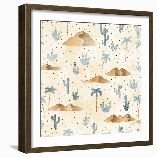 World Traveler Pattern XVIII-Laura Marshall-Framed Art Print