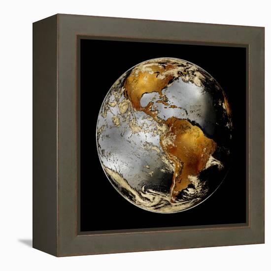 World Turning II-Russell Brennan-Framed Stretched Canvas