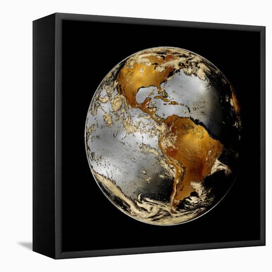 World Turning II-Russell Brennan-Framed Stretched Canvas