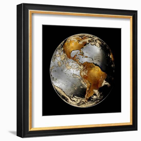 World Turning II-Russell Brennan-Framed Art Print