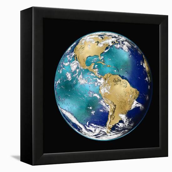 World Turning VI-Russell Brennan-Framed Stretched Canvas