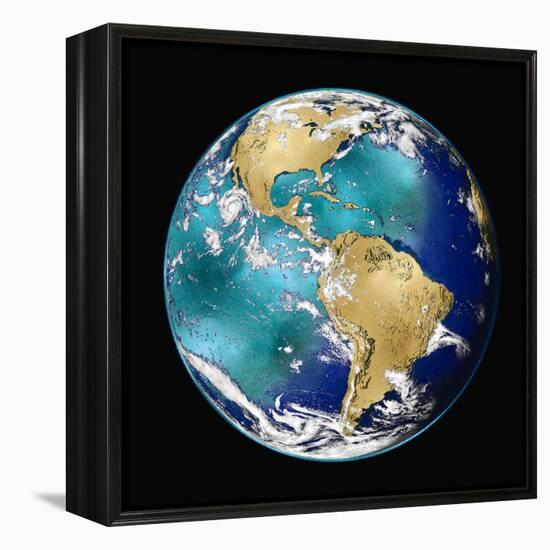 World Turning VI-Russell Brennan-Framed Stretched Canvas