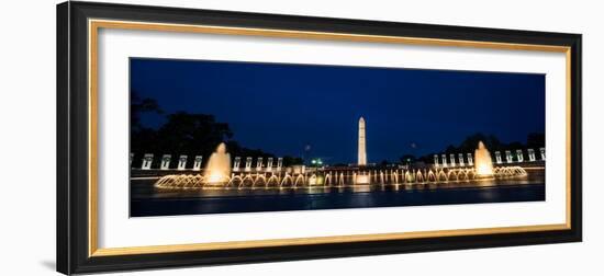 World War 2 Memorial Washington DC-Steve Gadomski-Framed Photographic Print