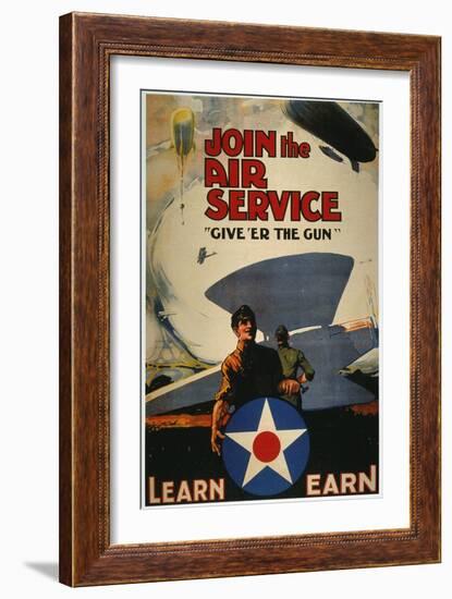 World War I: Air Service-null-Framed Giclee Print