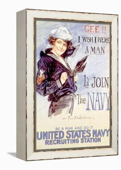 World War I American Recuiting Poster, 1917-Howard Chandler Christy-Framed Stretched Canvas