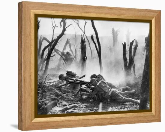 World War I: Battlefield-null-Framed Premier Image Canvas