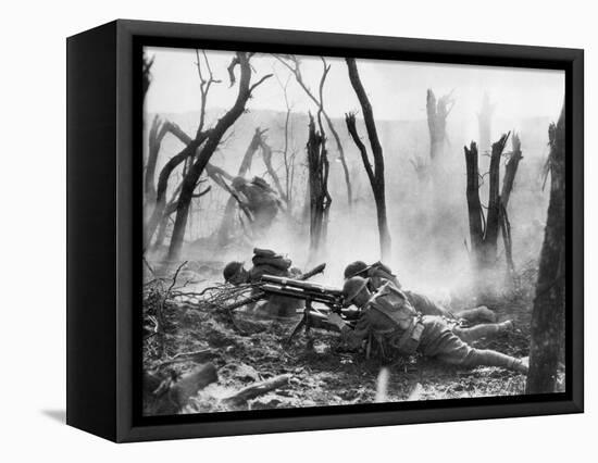 World War I: Battlefield-null-Framed Premier Image Canvas