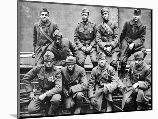 World War I: Black Troops-null-Mounted Photographic Print